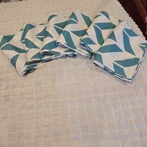 Mainstays Chevron Curtain Panels – Set of 6, 84" x 28" | NWOT